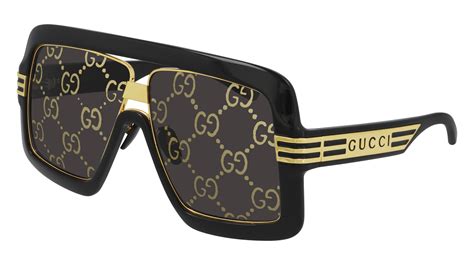 gucci sunglasses with leather trim|Gucci glasses unisex.